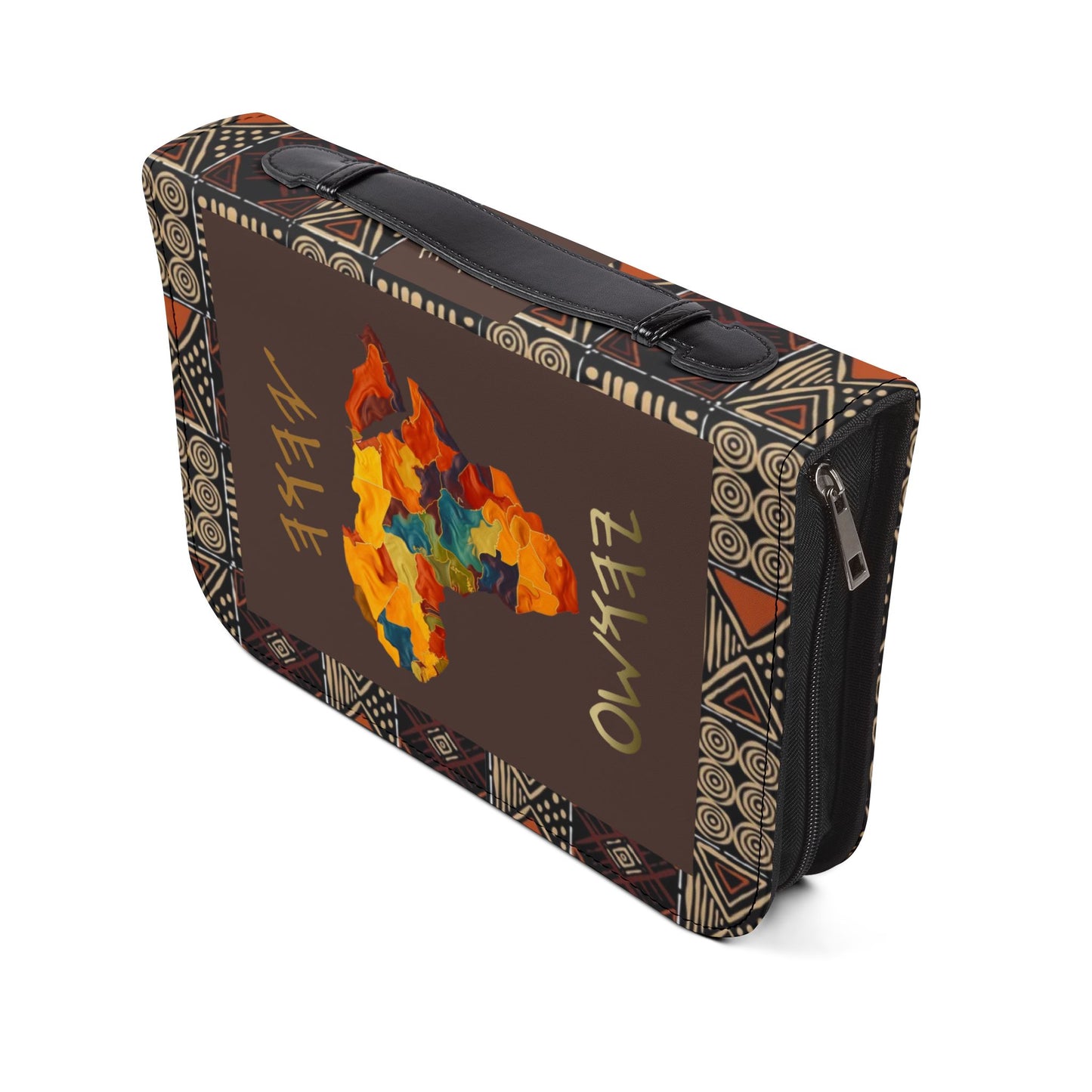 Break Up The Fallow Ground – Brown Kente Bible Cover - Scriptural Affirmations Collection