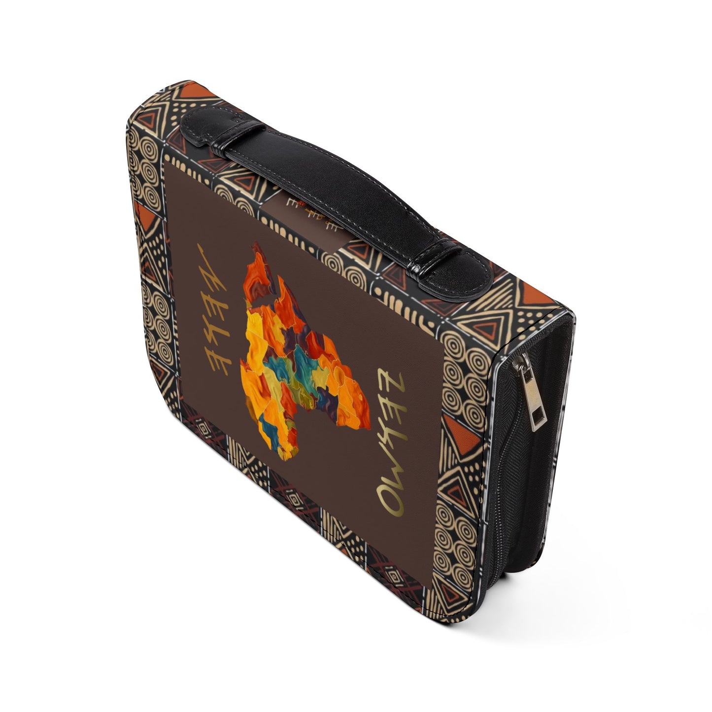 Break Up The Fallow Ground – Brown Kente Bible Cover - Scriptural Affirmations Collection