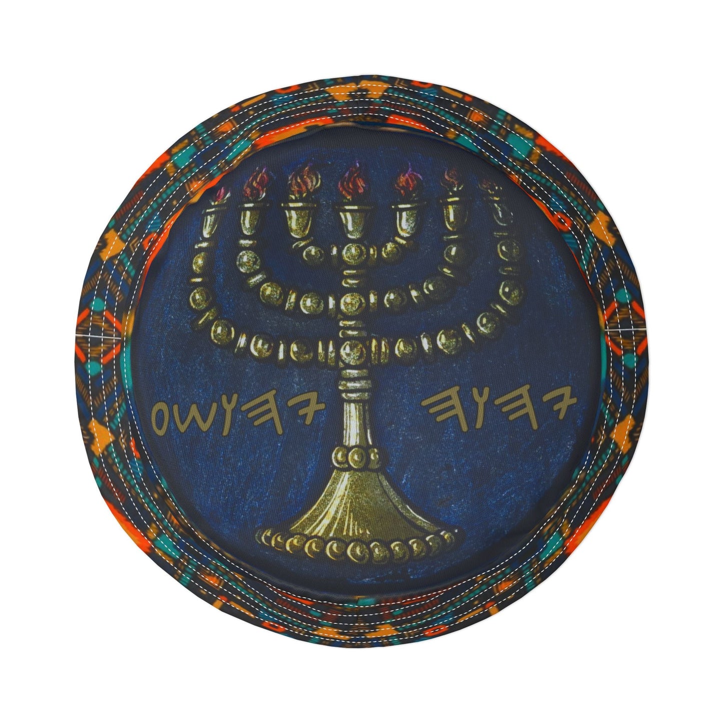 Yahuah Is My Light – Blue Kente Bucket Hat - Scriptural Affirmations Collection