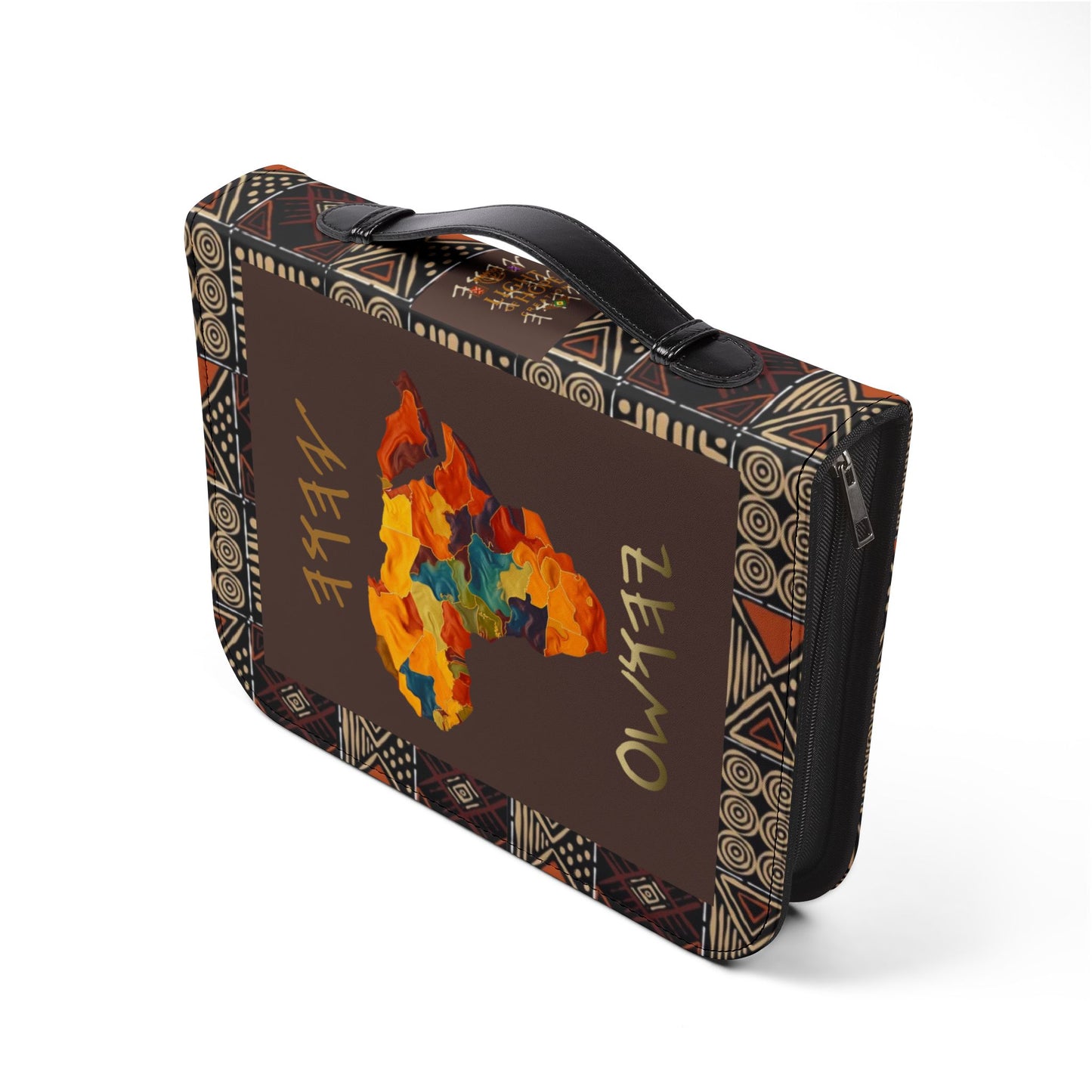 Break Up The Fallow Ground – Brown Kente Bible Cover - Scriptural Affirmations Collection