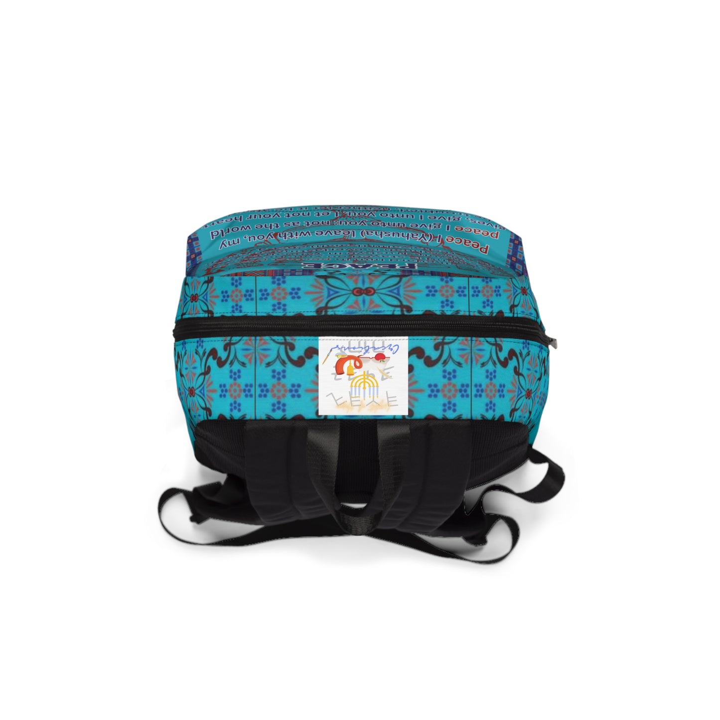 Spiritual Peace - Vibrant African Print Unisex Classic Backpack - Scriptural Affirmations Collection